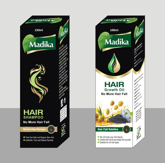 Madika Hair Shampoo and Growth Oil